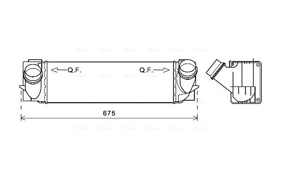 Intercooler, charger