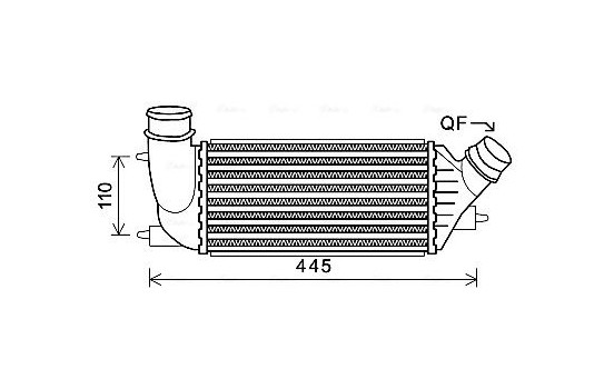 Intercooler, charger