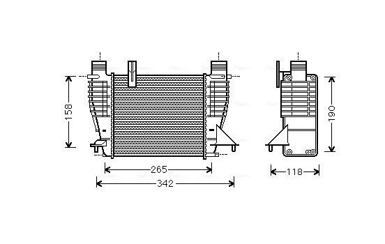 Intercooler, charger