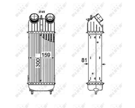 Intercooler, charger