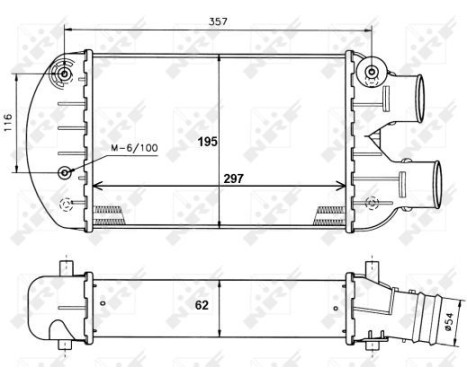 Intercooler, charger