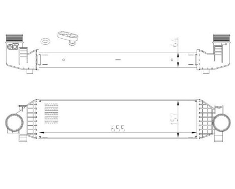 Intercooler, charger