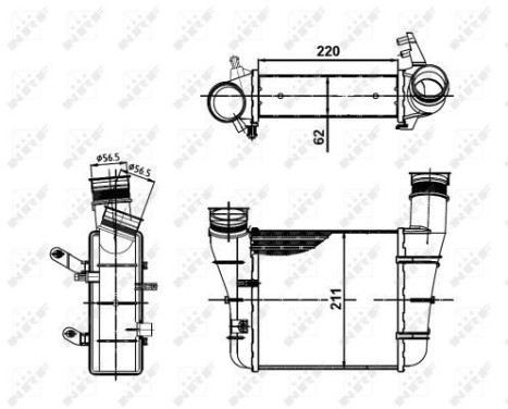 Intercooler, charger