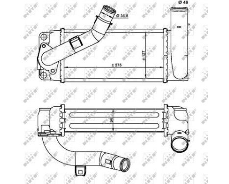 Intercooler, charger