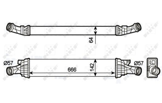 Intercooler, charger