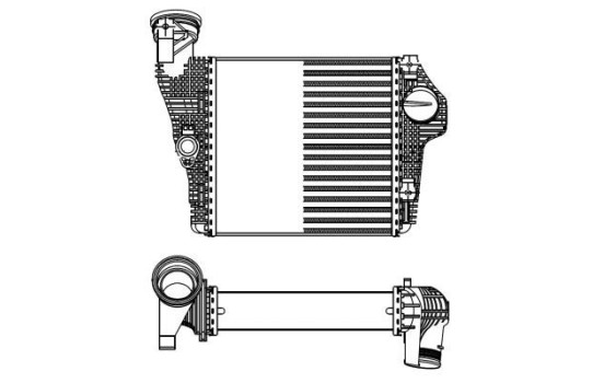 Intercooler, charger