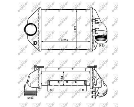 Intercooler, charger