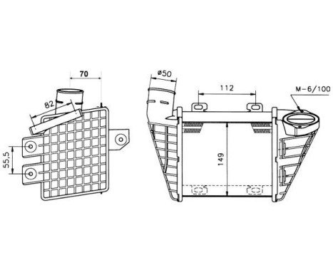 Intercooler, charger