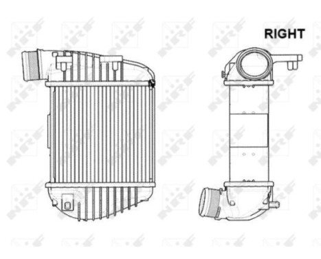 Intercooler, charger