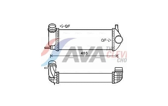 Intercooler, charger