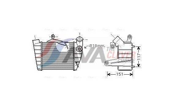Intercooler, charger