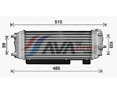Intercooler, charger