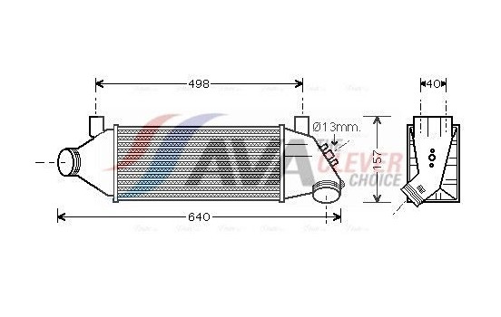 Intercooler, charger