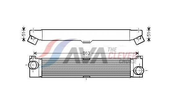 Intercooler, charger