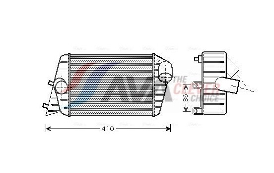 Intercooler, charger