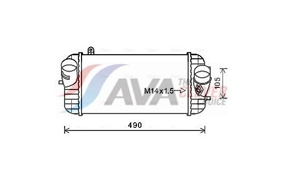 Intercooler, charger