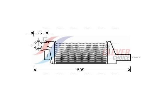 Intercooler, charger