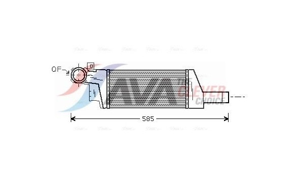 Intercooler, charger
