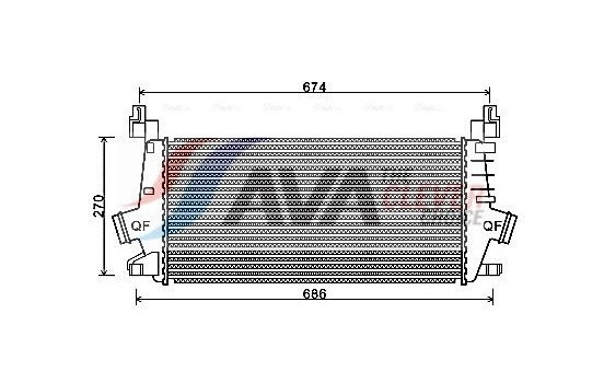 Intercooler, charger