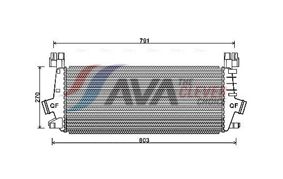 Intercooler, charger