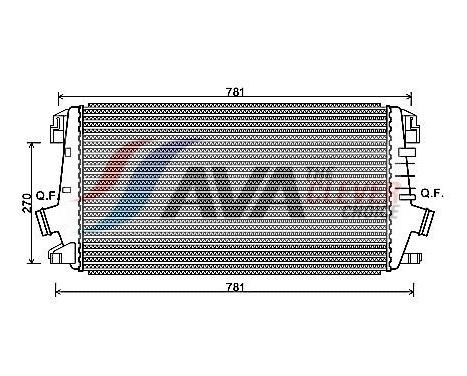 Intercooler, charger