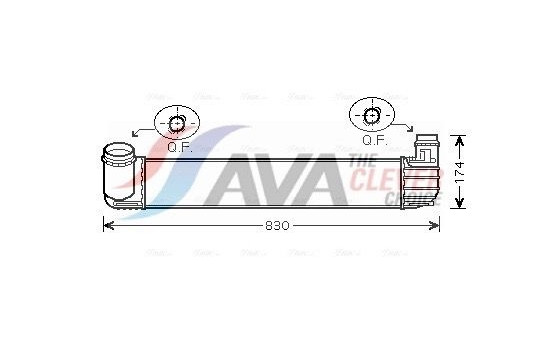 Intercooler, charger