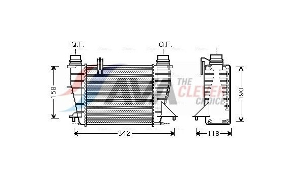 Intercooler, charger