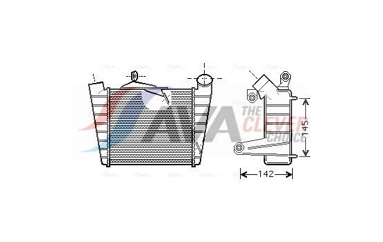 Intercooler, charger