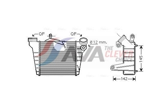 Intercooler, charger