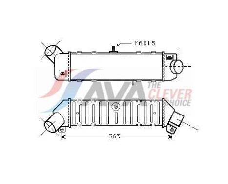 Intercooler, charger