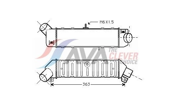 Intercooler, charger