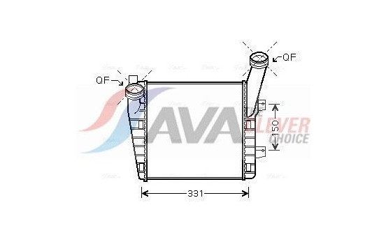 Intercooler, charger