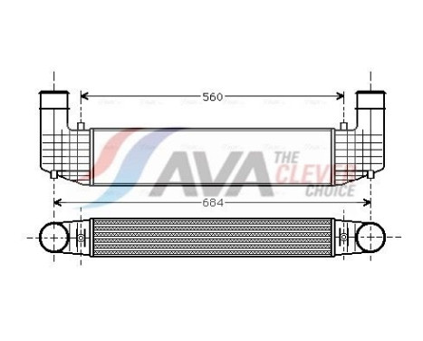 Intercooler, charger