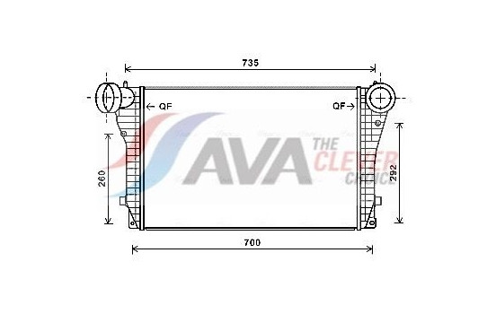 Intercooler, charger