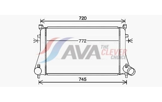 Intercooler, charger