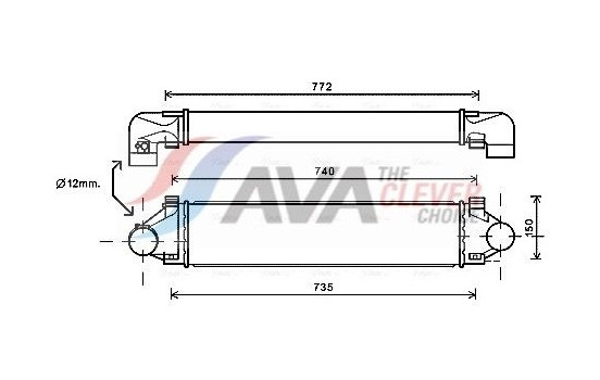 Intercooler, charger