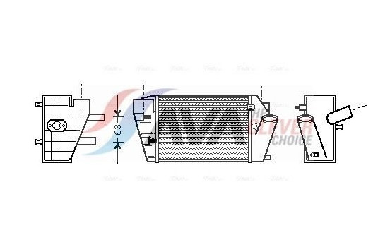 Intercooler, charger