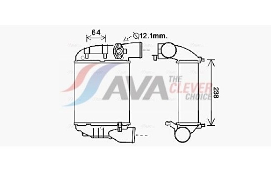 Intercooler, charger