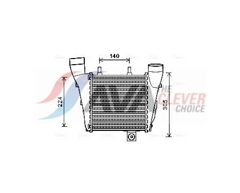 Intercooler, charger