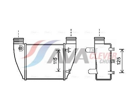 Intercooler, charger