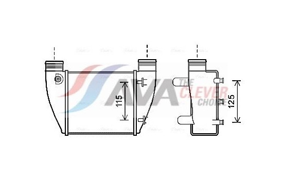 Intercooler, charger