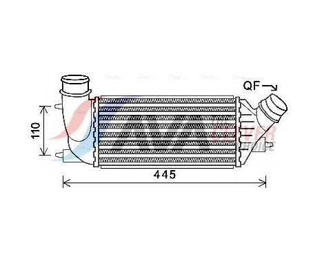 Intercooler, charger
