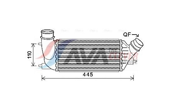 Intercooler, charger
