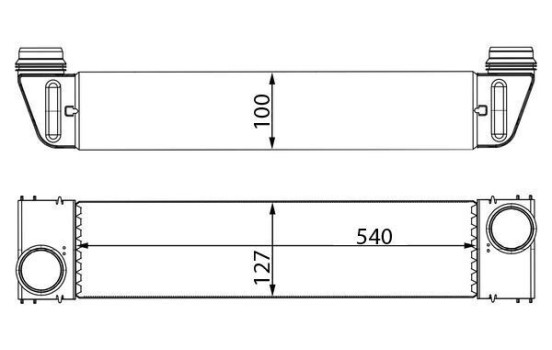 Intercooler, charger