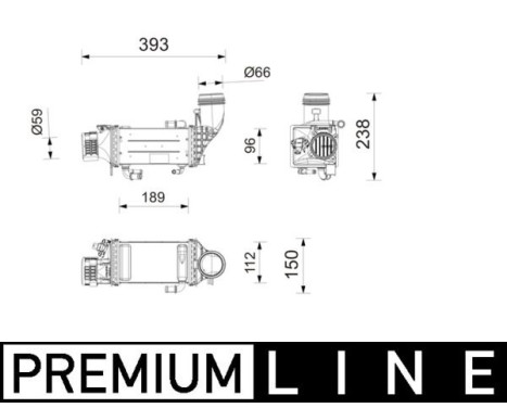 Intercooler, intake air cooler