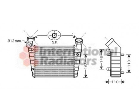 INTERCOOLER to '03 58004216 International Radiators, Image 2