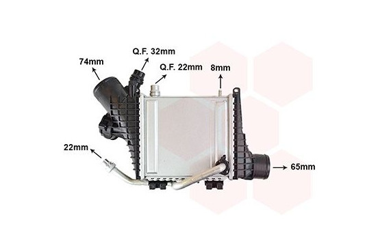 INTERCOOLER WATER COOLED 30014721 International Radiators