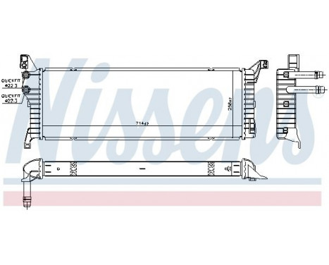 Low Temperature Cooler, intercooler 606087 Nissens, Image 2