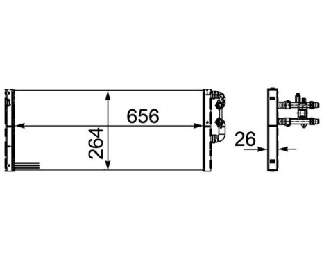Low Temperature Cooler, intercooler BEHR *** PREMIUM LINE ***, Image 5