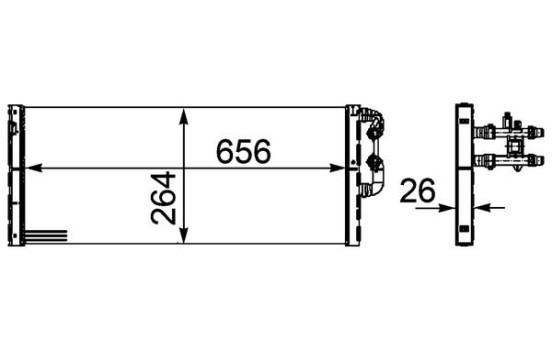 Low Temperature Cooler, intercooler BEHR *** PREMIUM LINE ***, Image 5